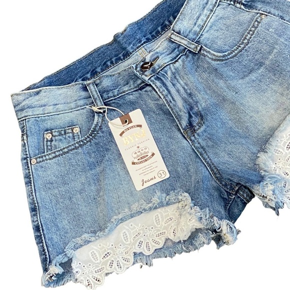 Jean Shorts - Size 31 NEW - Picture 4 of 10